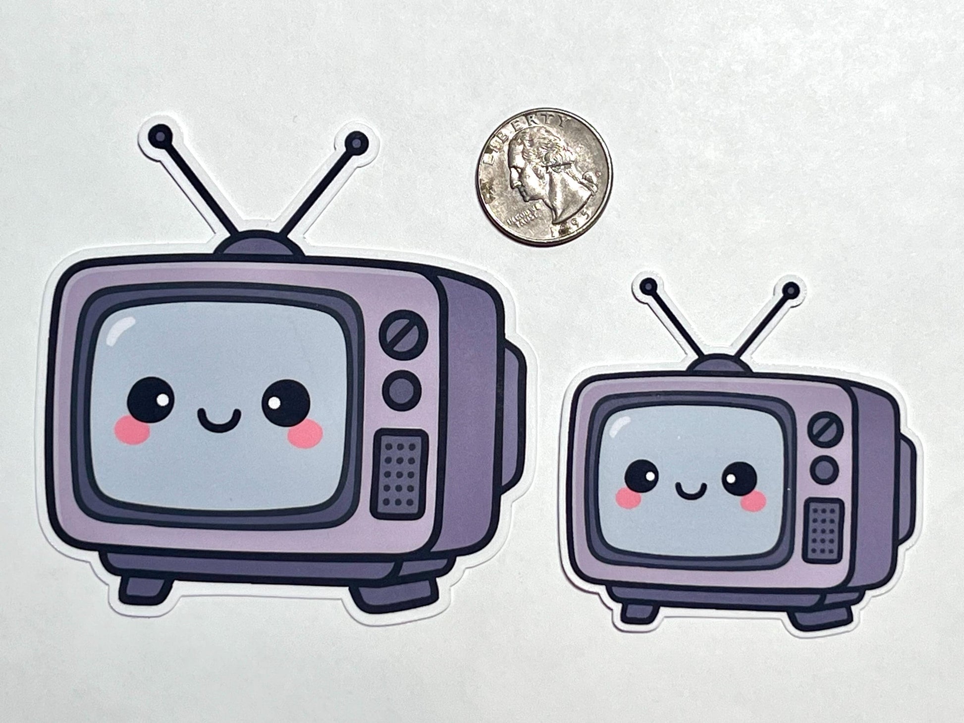 Retro Television Vinyl Sticker image 2