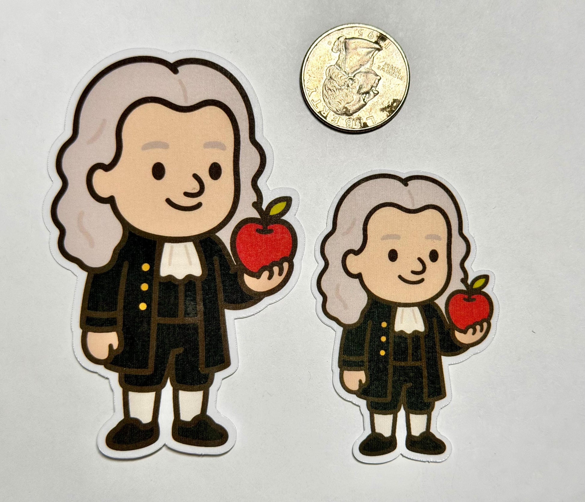 Isaac Newton Vinyl Sticker image 2