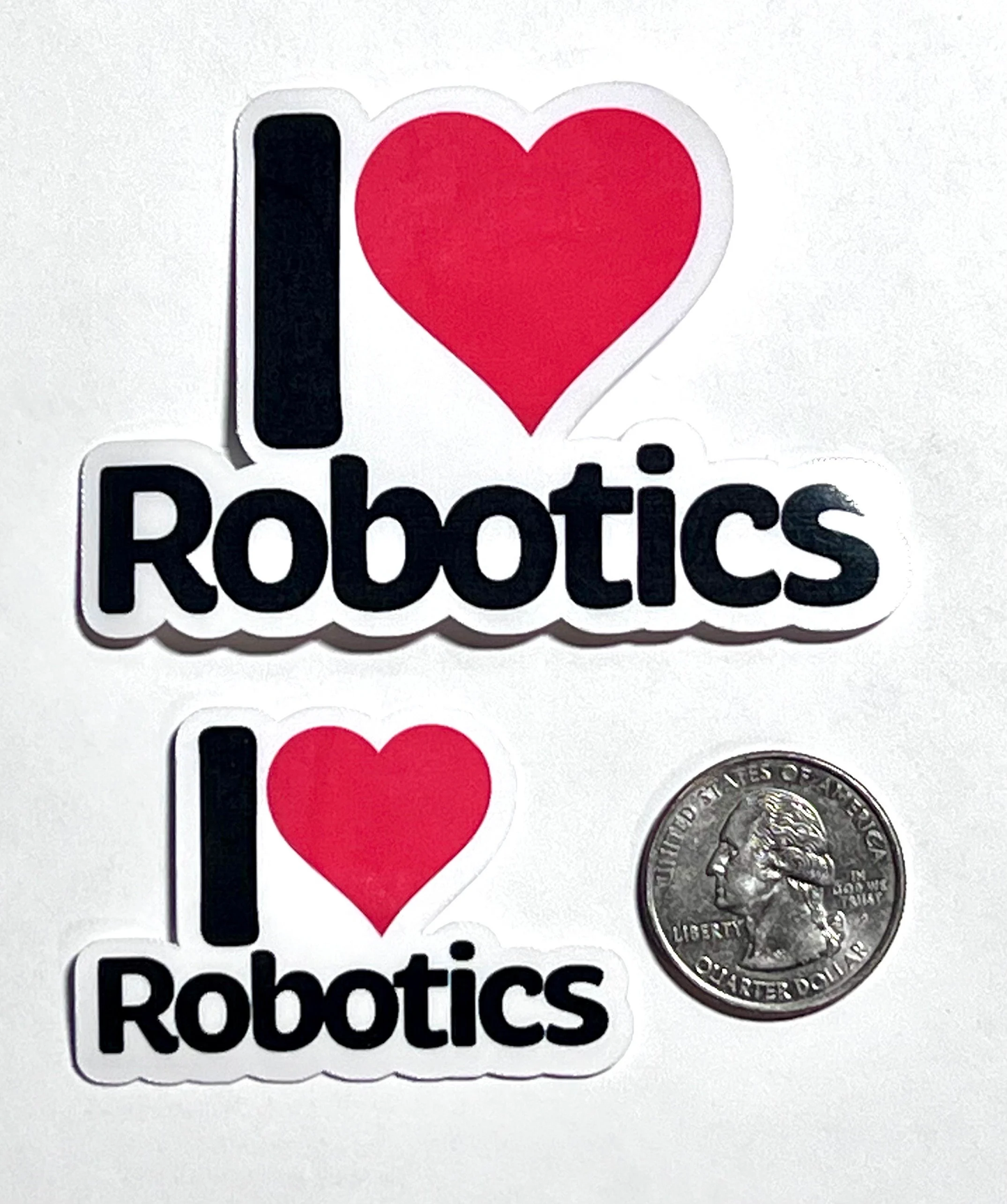 I love Robotics Sticker | I Heart Robotics Vinyl Sticker | STEM Gift | Lego Robotics Team Gift