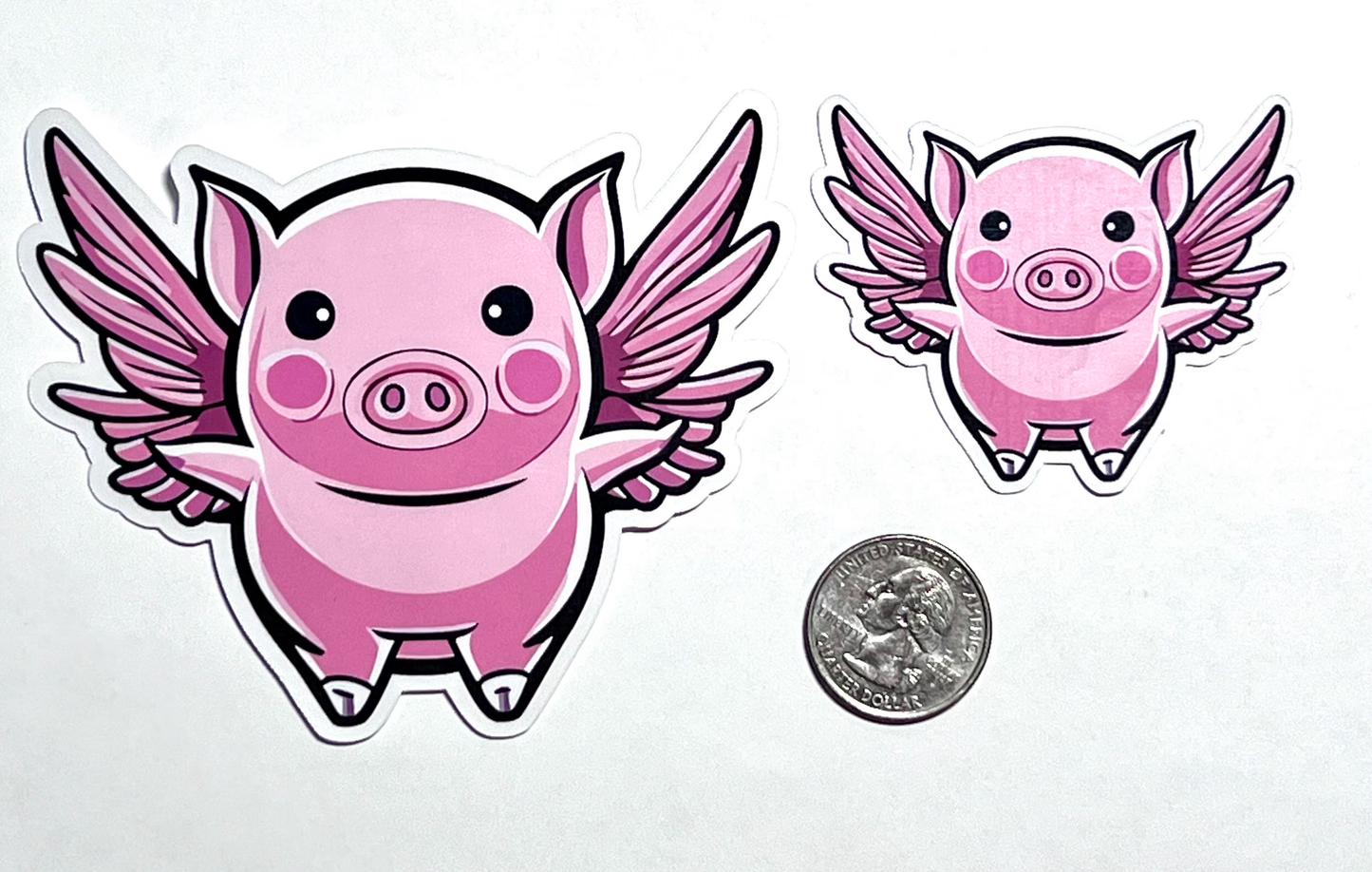 Flying Pig Sticker | Cincinnati Flying Pig Vinyl Sticker | When Pigs Fly