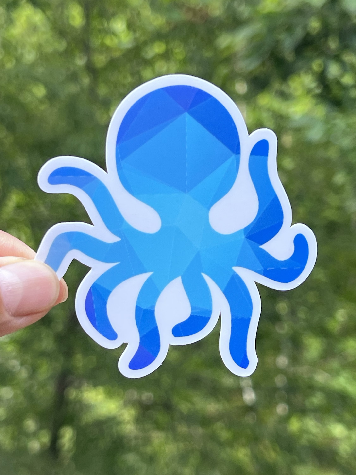 Sea Animals Vinyl Stickers Laminated Blue- Turtle, Fish, Crab, Octopus, Dolphin, Seahorse, Shark, and Whale. Decorate Water Bottles, Laptops