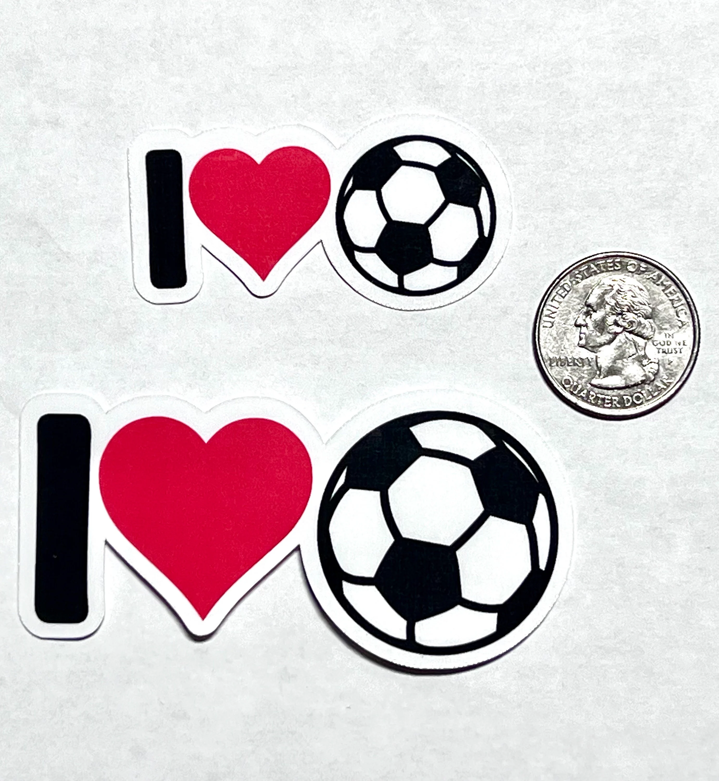 I love Soccer Sticker | I Heart Football Vinyl Decal | Futbal gifts | MLS Fan | Premier League Fan | Football is Life