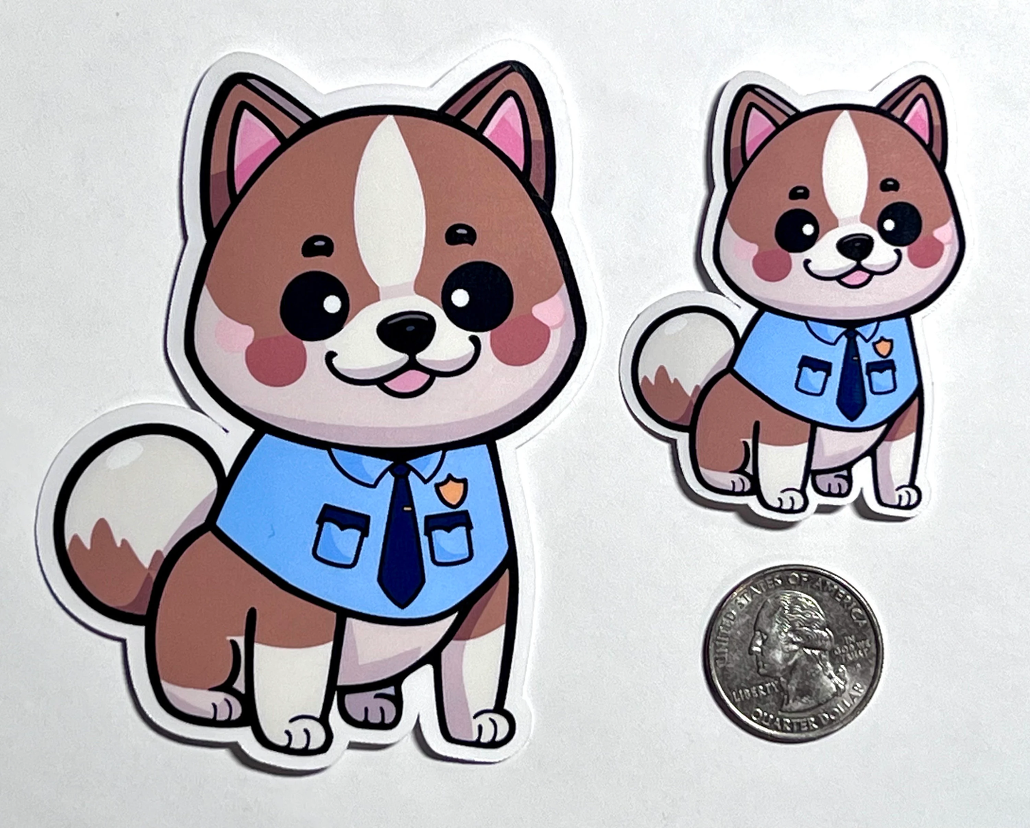 Police Dog Sticker | Police Officer Dog Sticker | Police Uniform Dog