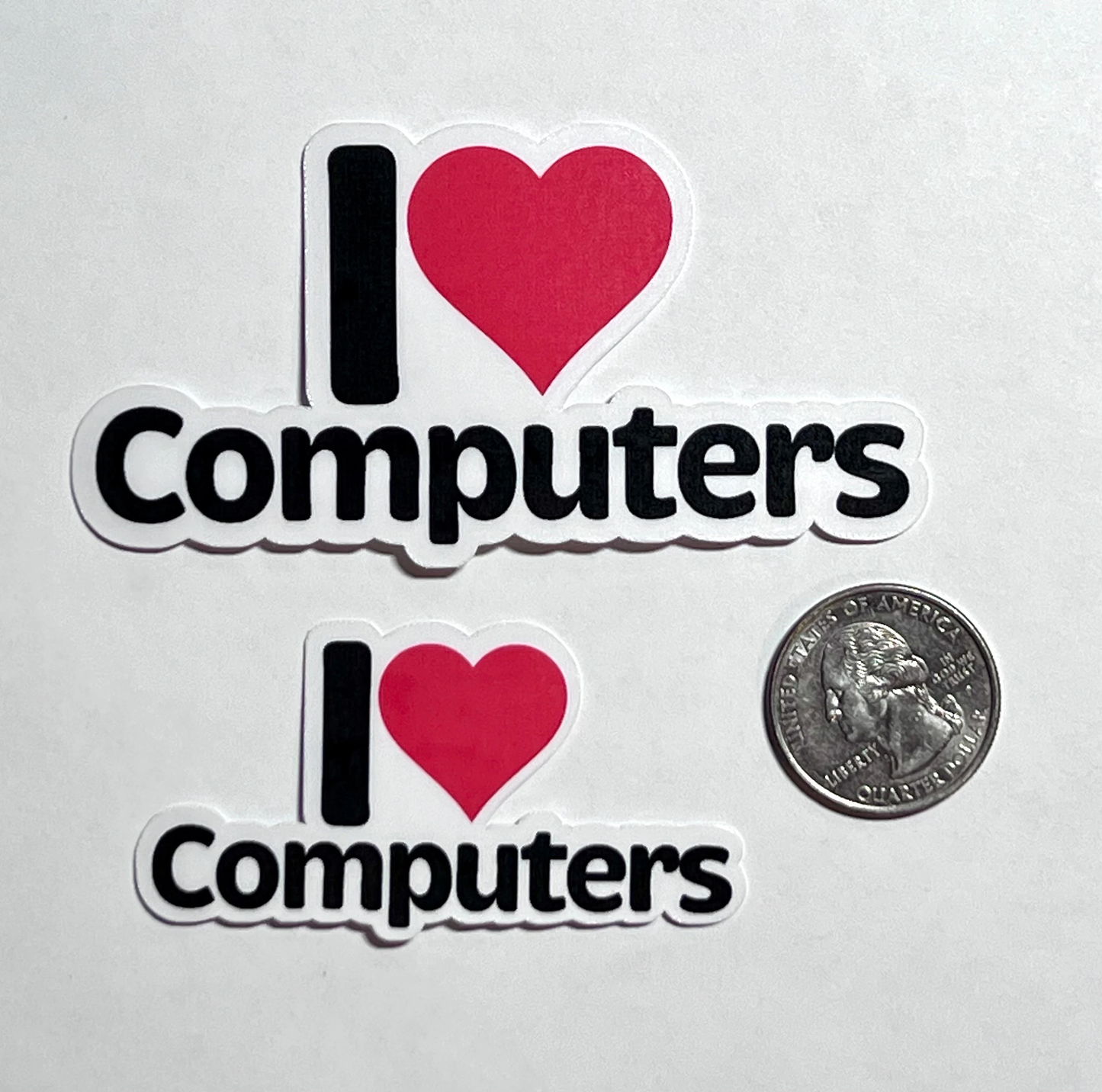 I love Computers Sticker | I Heart Computers Vinyl Sticker  Computer Science | Programming Artificial Intelligence