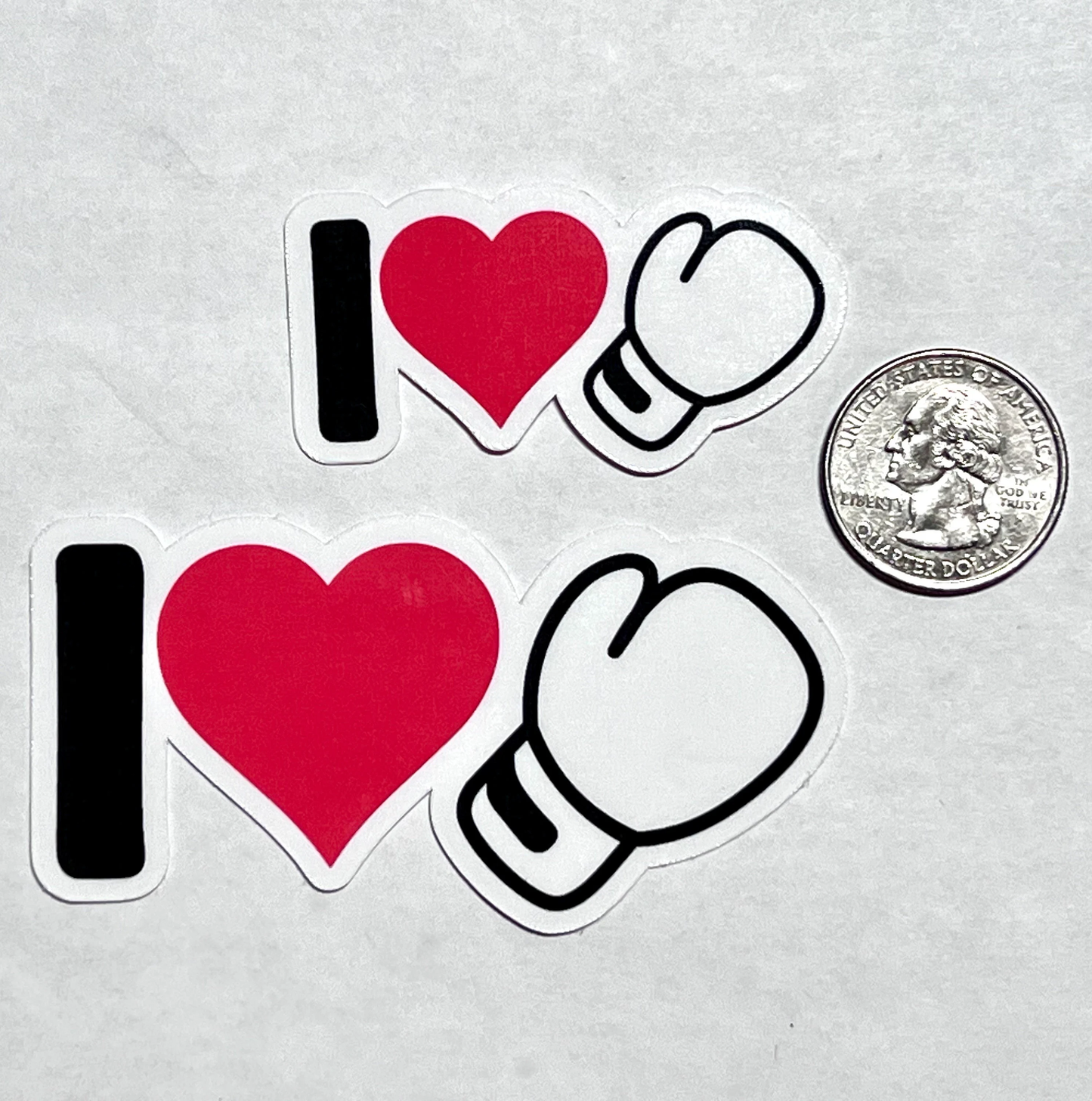 I love Boxing Sticker | I Heart Boxing Vinyl Sticker