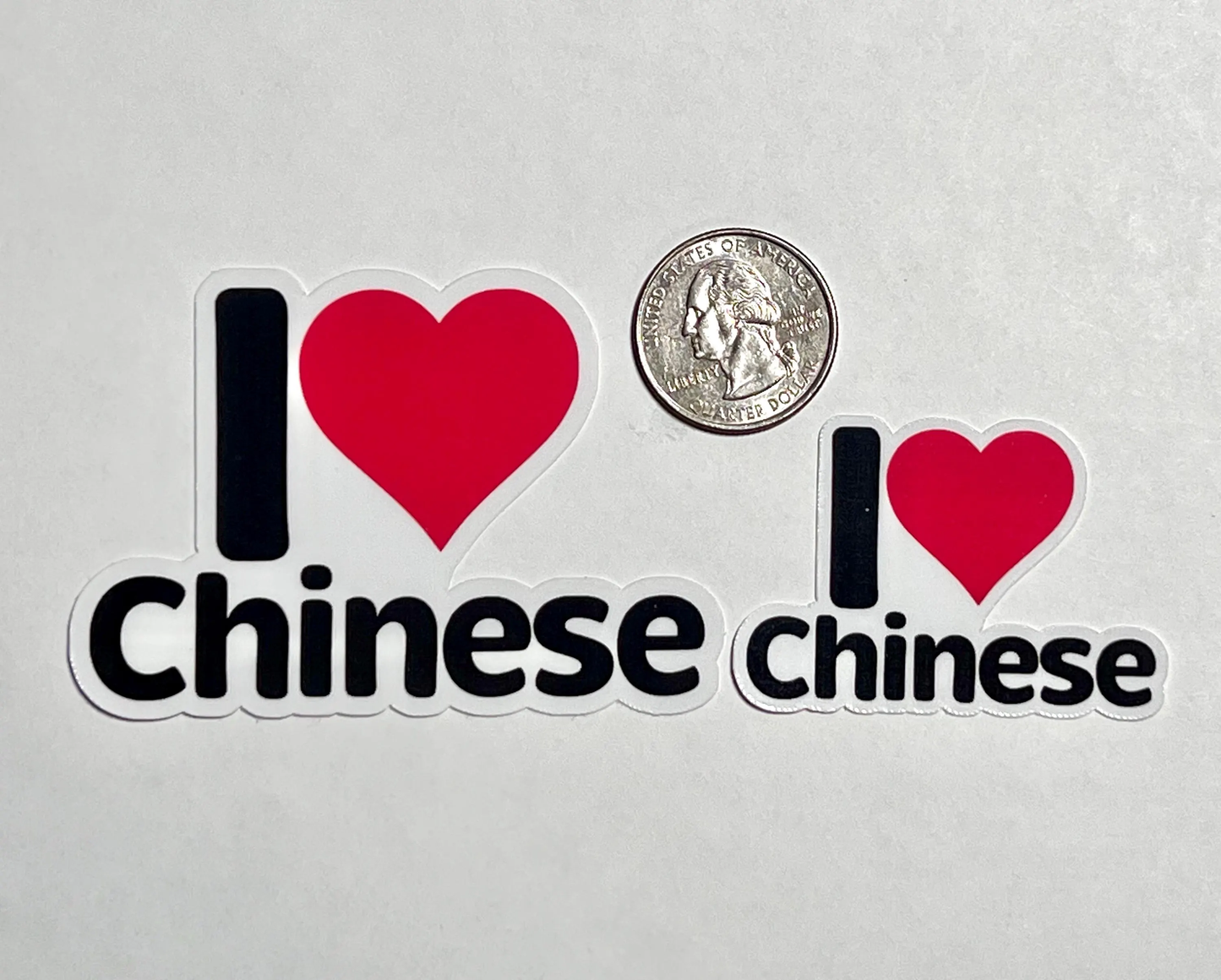 I love Chinese Sticker | I Heart Chinese Language Vinyl Sticker