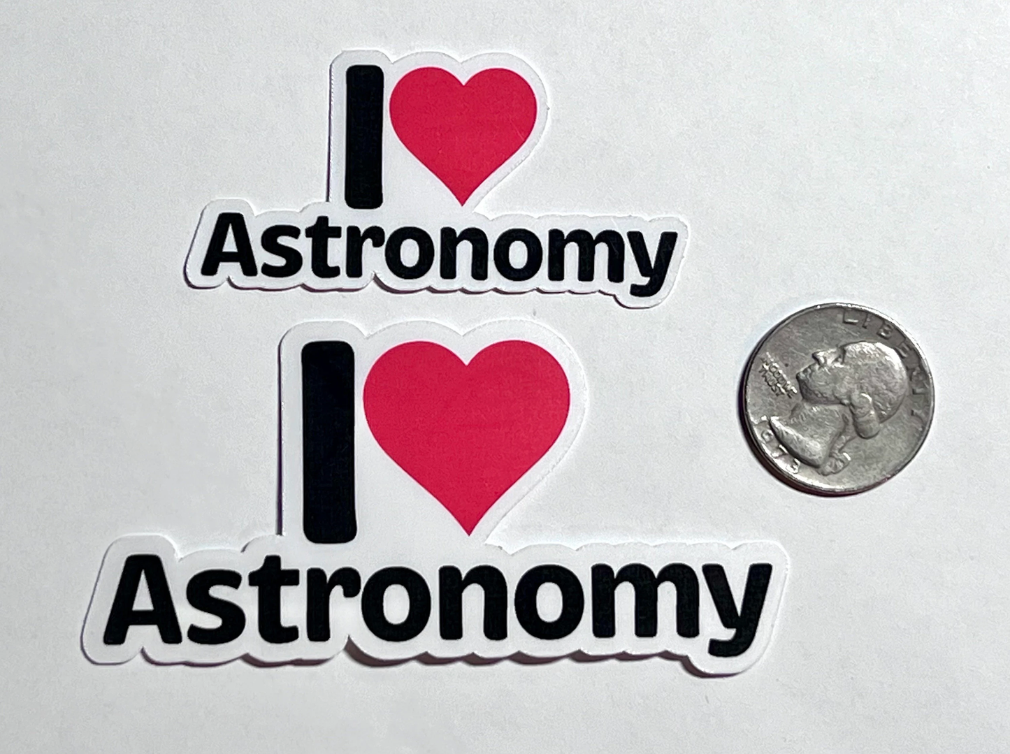 I love Astronomy Sticker | I Heart Astronomy Vinyl Sticker