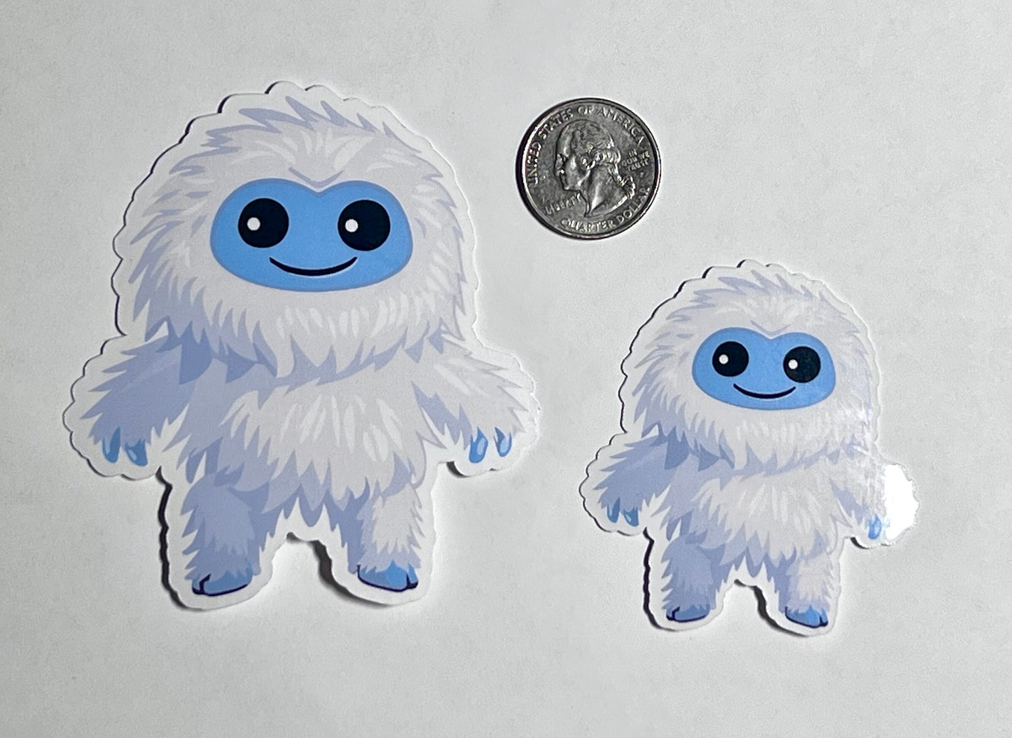 Abominable Snowman Sticker | Cute Yeti Vinyl Sticker