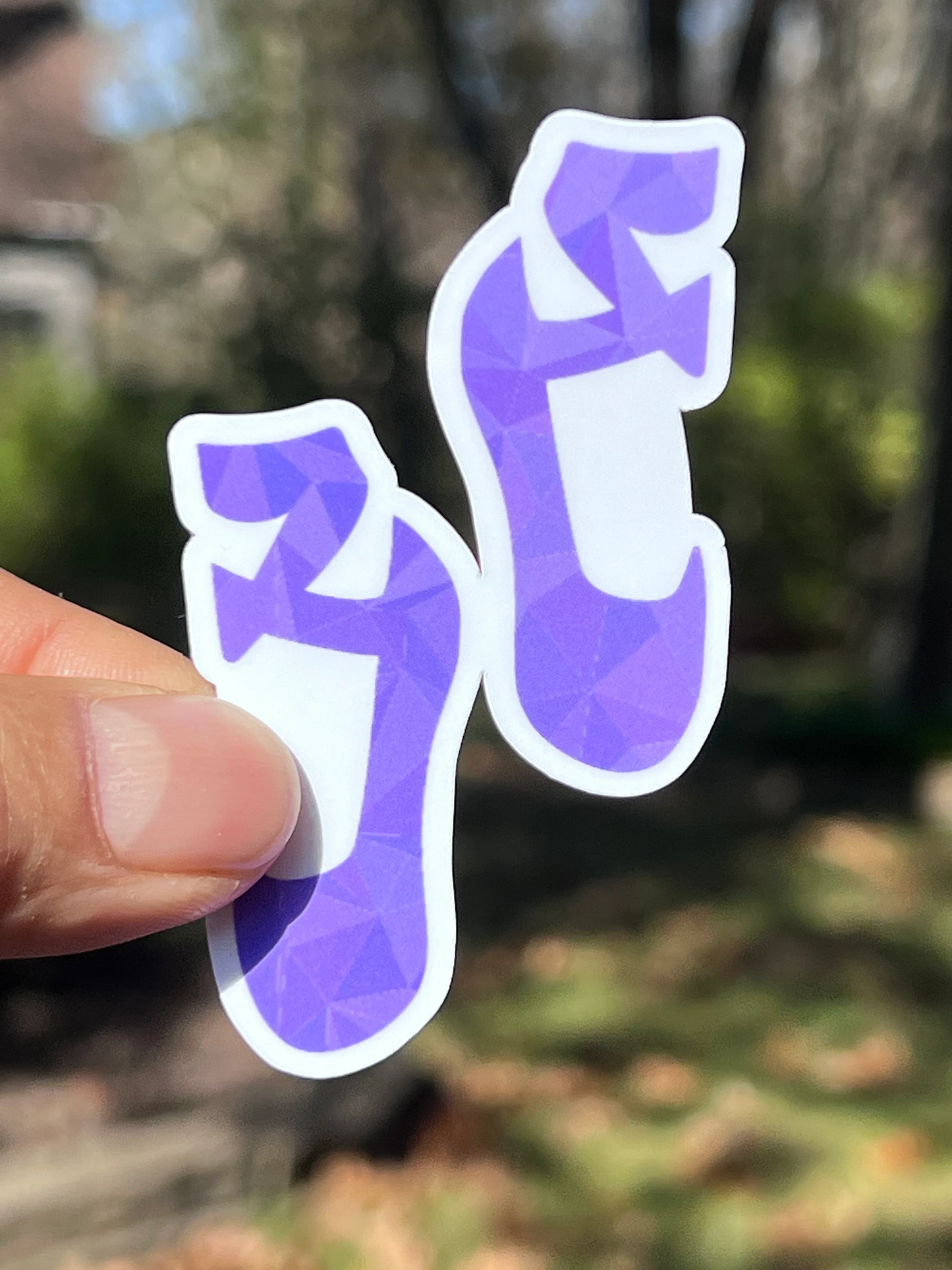 Ballet Shoe Sticker | Pointe Shoe Vinyl Sticker