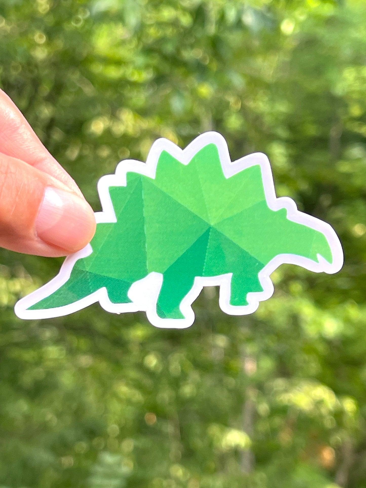 Dinosaur Vinyl Waterproof Stickers Green- Brontosaurus, T-Rex, Stegosaurus, Triceratops, Pteranodon, Personalize Gear with Prehistoric Charm