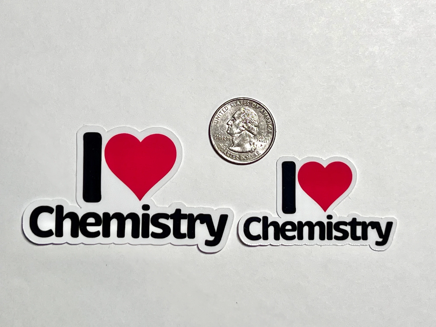 I love Chemistry Sticker | I Heart Chemistry Vinyl Sticker