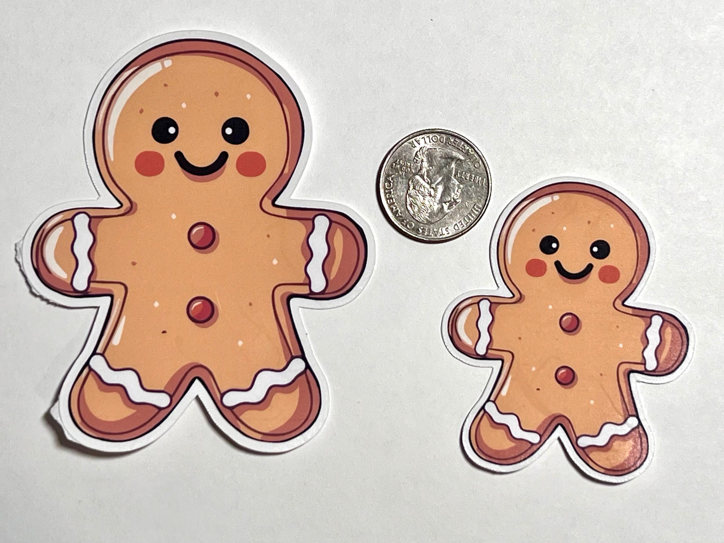 Gingerbread Man Sticker | Cookie Christmas Sticker